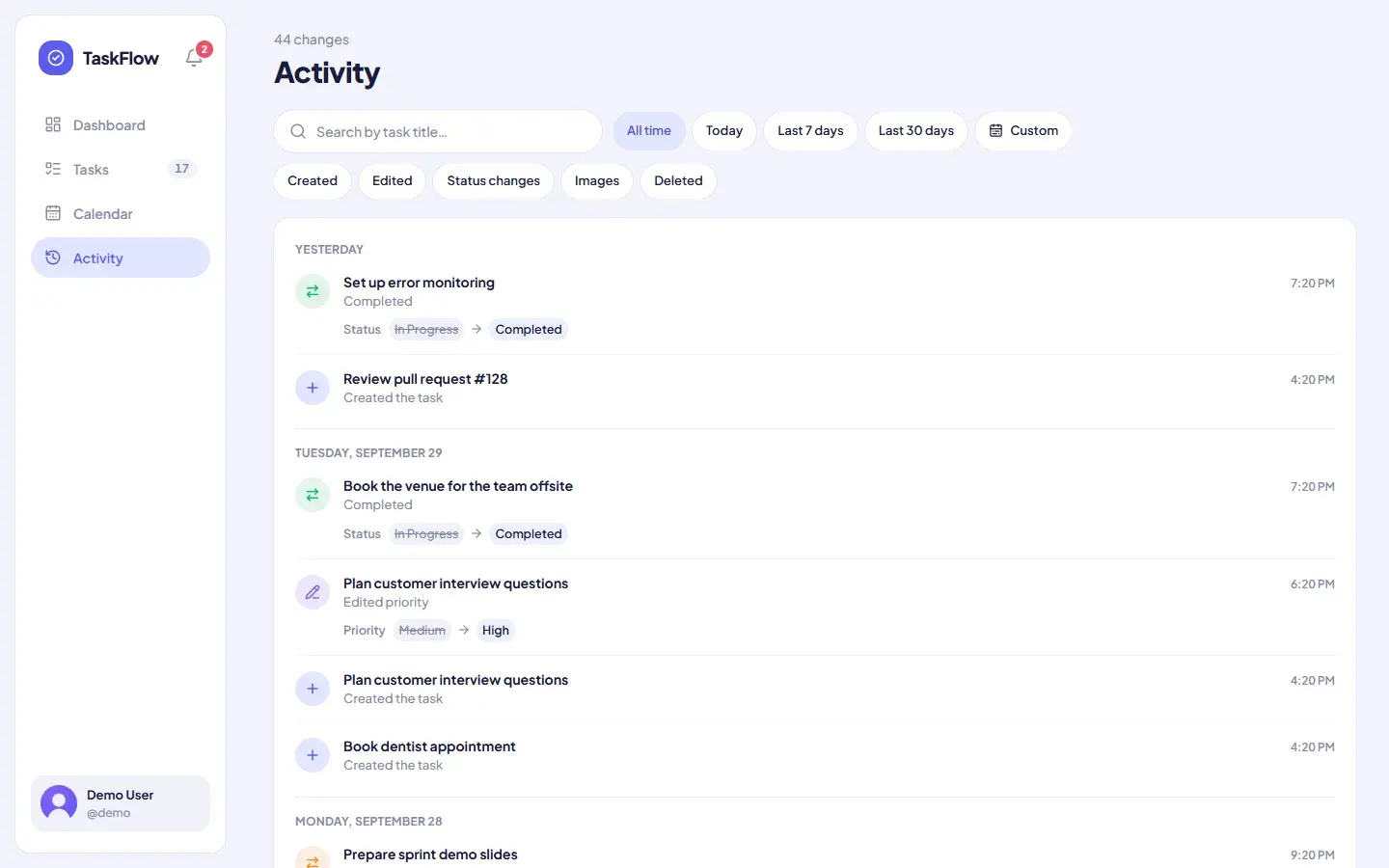 TaskFlow screenshot 6